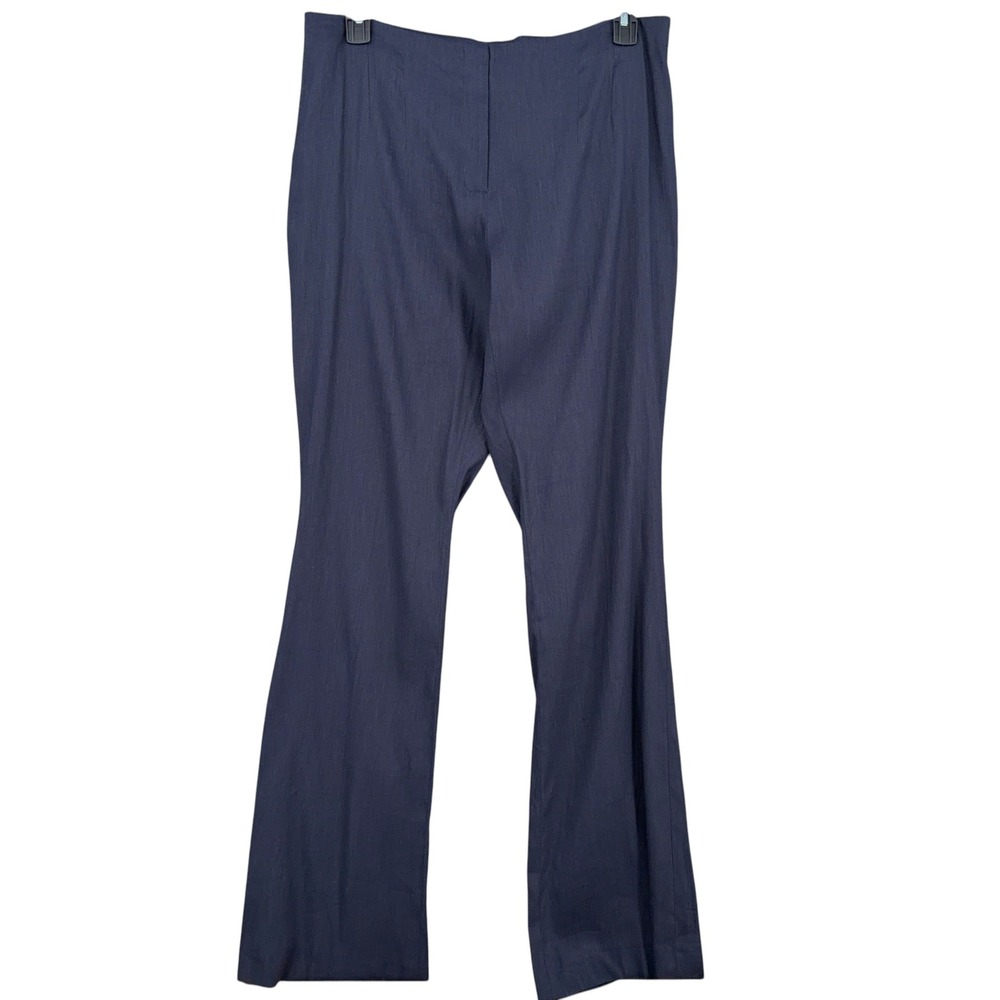 Antonio Melani PNT KENDALL Trousers Womens 12 Linen Blend Navy